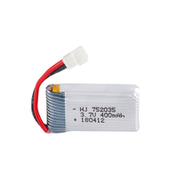 3.7V 400mAh 35C bateria Lipo i baterii ładowarka do X4 H107 H31 KY101 E33C E33 U816A V252 H6C zdalnie sterowany Quadcopter Drone części zamiennych 3